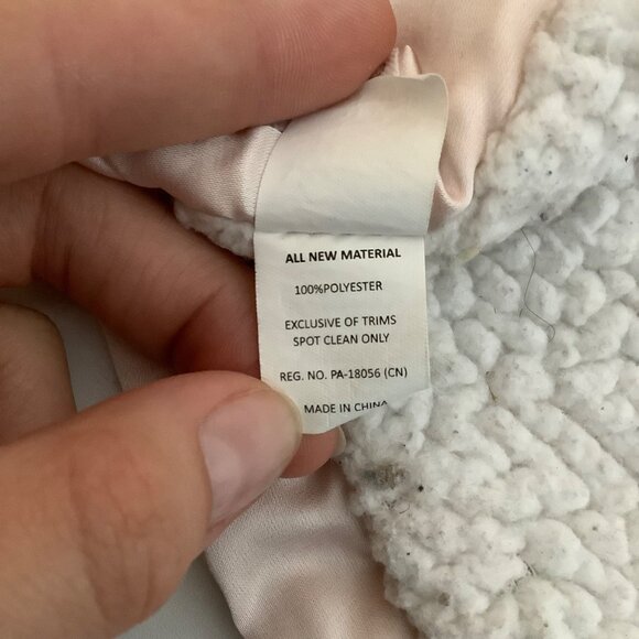 Mudpie Pink Elephant Baby Security Blanket Plush Lovey 12"x12" Soft Satin Trim - Picture 5 of 6